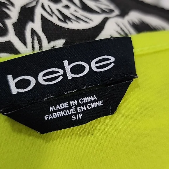 Bebe Neon Green And Teal Ruched Maxi Dress S - Picture 7 of 10